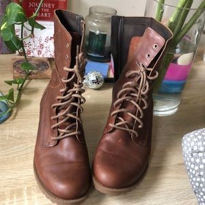 Timberland combat boots